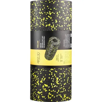 Masáž 4FIZJO Masážní válec pěnový EPP 33 cm x 14 cm Černo-žlutý