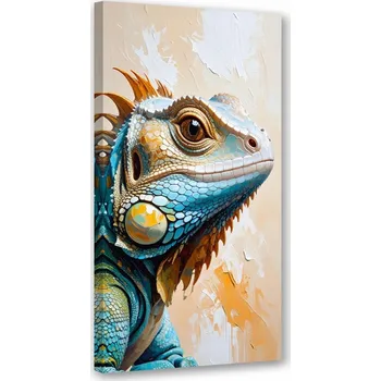 Obraz Moderní obraz do obýváku, kanceláře, kuchyně, Ještěrka Plazi Příroda 40x80