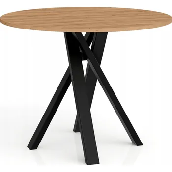 Jídelní stůl Stůl kulatý Ivo 100 cm bílý – moderní do jídelny a obývacího pokoje