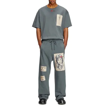 TEPLÁKY DIESEL P-MARTYANS-DD TROUSERS GREY