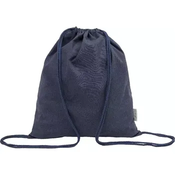 Sportovní vak Dropex vak se stahovací šňůrkou z recyklované bavlny - tmavě modrá - AP800186-06A