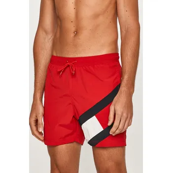 Kraťasy Tommy Hilfiger UM0UM02048 UM0UM02048.4891 červená 33X, vel. XL