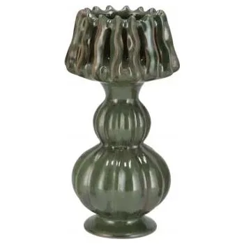 Obraz Svícen Milou Majestic Green 18 cm : B