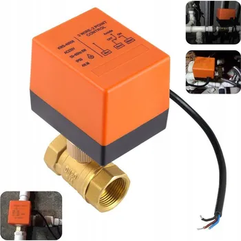 Ventil KULOVÝ ELEKTROMAGNETICKÝ VENTIL 3/4 palce s pohonem 230V DN20 pro vodu