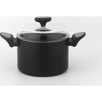 Hrnec HRNEC 20X14 CM S POKLICÍ NOIS SILVER 4,2 L S POVRCHOVOU ÚPRAVOU GREBLON C 3+