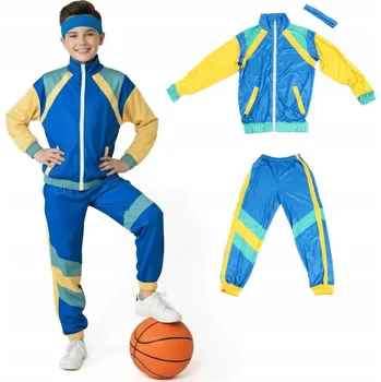 Karnevalový kostým Kostým Teplákovka PRL Roky 80 90 Kostým Retro Street Newyorský styl 140-146