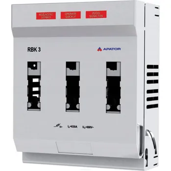Jistič POUZDROVÝ ODPOJOVAČ POJISTEK RBK 3 pro 630A APATOR 63-811761-011
