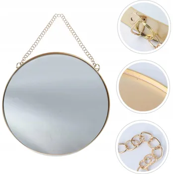 Zrcadlo DIKOM ZRCADLO ZRCADLO RÁMEČEK ŘETÍZEK 30CM NA KOUPELNOVÝ LÍČENÍ