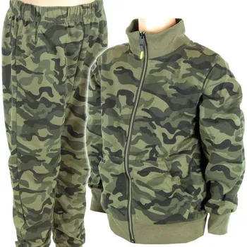 Dětská tepláková souprava - camo, Vel. 128 (S)