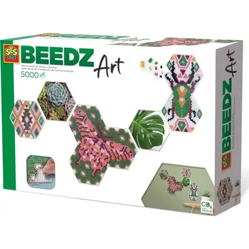 kreativní sada SES Creative Beedz Art Set Hex dlaždice Botnica FR