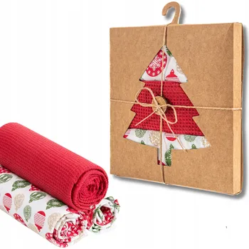 Utěrka Kuchyňské utěrky v ozdobné krabičce jako Dárek, sada 3 kusů MORAJ, 40x70 cm