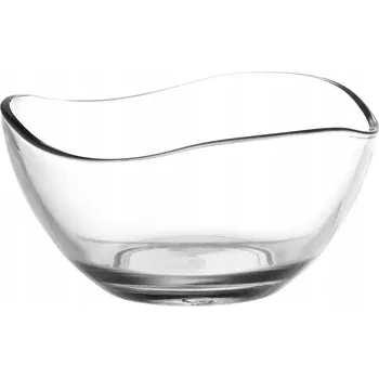 Skleněná miska salátová mísa 430 ml, vlnitá, na občerstvení, Altom Design, 14 cm