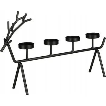 Svícen Industriální kovový svícen Jelen