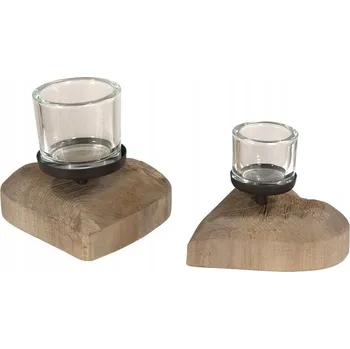 Svícen Svícen s podstavcem ve tvaru srdce: Větší