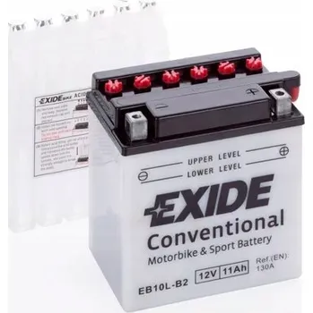 Autobaterie AKUMULÁTOR EXIDE YB10L-B EB10L-B 12V 11Ah 130A P+