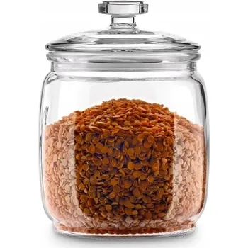 Sklenice Skleněná zavařovací sklenice se Těsněním OZDOBNÁ Sklenice na CUKROVÍ Ovoce Tadar Bee 0,75 l