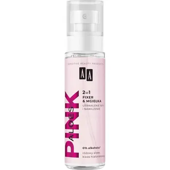 Přípravek na tvář AA PINK ALOE fixační mlha na obličej 100 ml