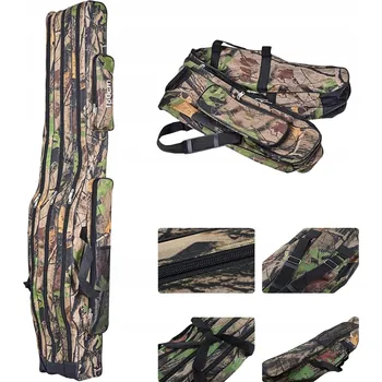 Pouzdro na prut VODĚODOLNÝ OBAL NA PRUTY TAŠKA POUZDRO NA RYBÁŘSKÉ PRUTY 3KOMOROVÉ 150 CM