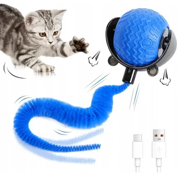 Hračka pro kočku Hračka pro kočky – interaktivní, utíkající míček pro samostatnou hru!