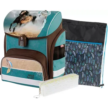 Školní batoh Školní set třídílný Wild Horse