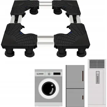 Základna pod pračku s dvojitou trubkovou konstrukcí a 12 pevnými nohami