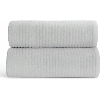 Ručník Ručník Madrit bavlněný s proužky 70x140 světle šedý