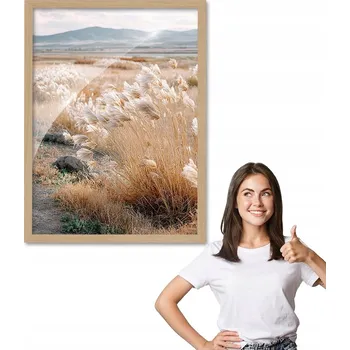 Obraz Obraz s rámem, motiv HORSKÁ KRAJINA PODZIMNÍ, dřevěný rámeček 50x70, plexisklo