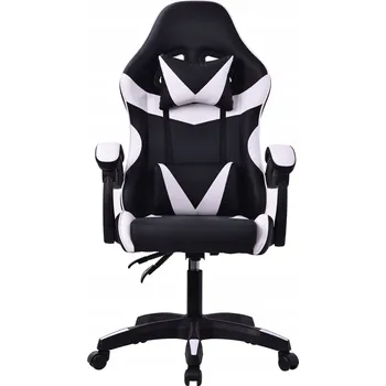 ERGONOMICKÁ OTOČNÁ HERNÍ ŽIDLE ORION BÍLÁ