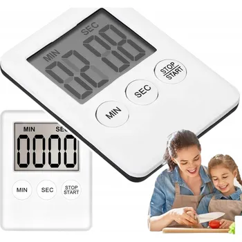 Kuchyňská minutka KUCHYŇSKÝ MINUTKOVNÍK ČASOVAČ DIGITÁLNÍ NA MAGNET STOPKY LCD LED