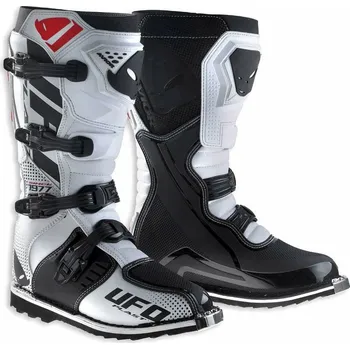 Moto obuv Boty jezdecké Ufo AVIOR bílé - velikost 46 (Velikost: 46) UFBO003-W-46