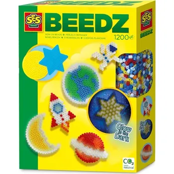 kreativní sada Alltoys Kreativní sada Zažehlovací korálky Vesmír svítící ve tmě