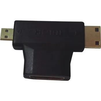Video kabel Adaptér PremiumCord HDMI na mini HDMI typ C a micro HDMI typ D