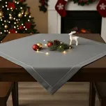 Dekorační ubrus na stůl EDGAR 85x85 cm šedá Mybesthome