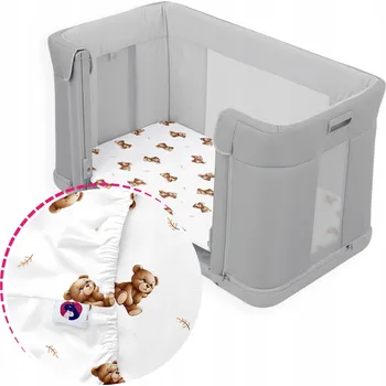 Prostěradlo Prostěradlo s gumou Szwalnia Snów do postýlky 58x110 cm, vícebarevné