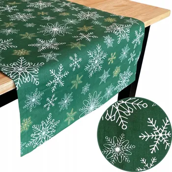 ubrus Vánoční běhoun na stůl 125x45 cm Bavlna 100% Vánoce HouseArtLife