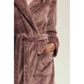 Dámský župan DÁMSKÝ ŽUPAN DEVYN 43602 AW25 FILOLET L