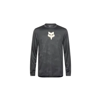 cyklistický dres MTB dres Ranger s dlouhým rukávem Fox Racing x Trek,černá|M