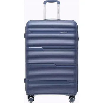 Střední granátový kufr Casablanca