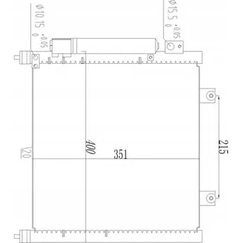 Výparník klimatizace Hart 608 683 Kondenzátor klimatizace (chladič)