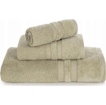 Ručník RUČNÍK KOUPELNOVÝ STŘEDNÍ 1 KS PORTO (02) 50x90 CM SVĚTLE BÉŽOVÝ