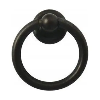 Obraz Nábytková úchytka Klepadlo GILDO Retro Antický Vintage TMAVĚ HNĚDÁ 42 mm