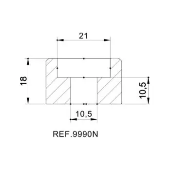Zrcátko pro motocykl Adaptér na zpětné zrcátko PUIG 9990N černý koncovka řidítek BMW F 900 R 2020-2021
