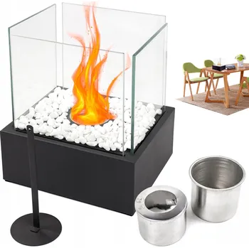 Obraz ETANOLOVÝ KRB DEKORACE NA STŮL VIZUÁLNÍ PLAMEN ZVYŠTE ÚROVEŇ OSLAVY