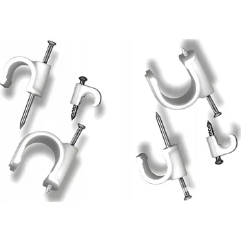 kabelová chránička KABELOVÁ ÚCHYTKA FLOP PRO KULATÉ KABELY 100 ks PLASTCHEM FO 7