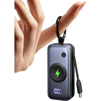 Powerbanka INIU SnapGo 2v1 mini 20W powerbanka pro iPhone, Apple Watch 5000mAh