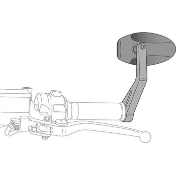 Zrcátko pro motocykl Adaptér na zpětné zrcátko PUIG SUPPORT WITHOUT SIDE MIRROR HI-TECH NINJA 300/ZX6R 9276N černý k kapotáži 9276N