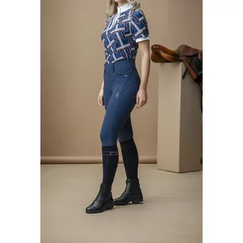 Jezdecké kalhoty Alessandro Albanese Rajtky jezdecké Fina AA, s gripem, dámské, core navy 40