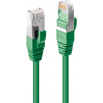 Síťový kabel Lindy 47683 Síťový kabel, zelený, 10 m, Cat6a S/FTP (S-STP)