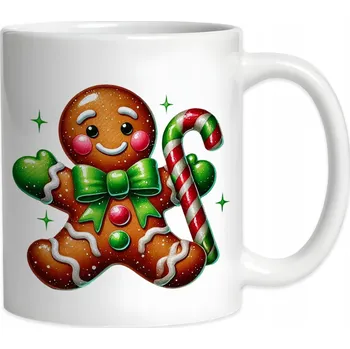 Vánoční hrnek Perníček Zelený Vánoce Svátek 330 ml