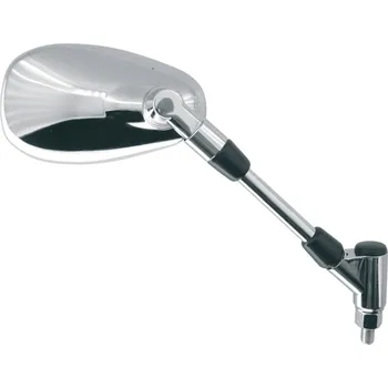 Zrcátko pro motocykl zpětné zrcátko chromové (závit levý M10), Q-TECH, P FY-924T RH